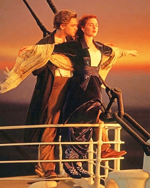 Jack And Rose - Titanic Paint By Numbers - Paint by numbers