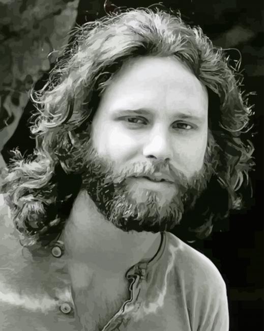 Jim Morrison paint by number