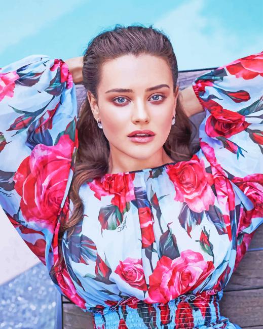 katherine Langford Photoshoot adult paint by numbers