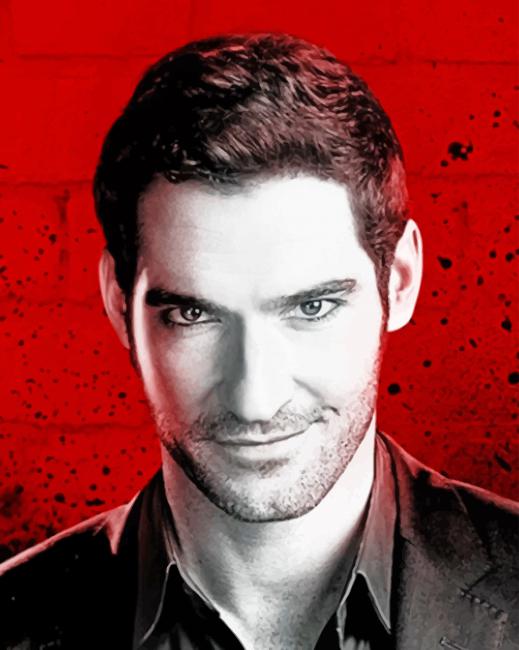 Lucifer Morningstar Smiling paint by number
