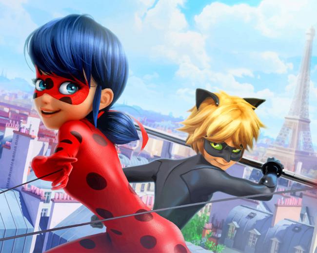 Miraculous Lady Bug And Cat Noir Paint By Numbers