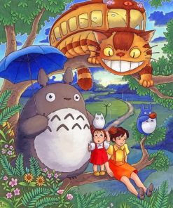 Our Neighbor Totoro Paint By Numbers
