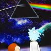 Pink Floyd Rick And Morty paint By numbers