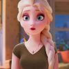 princess Elsa paint by numbers