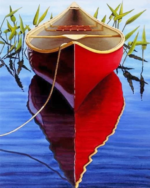 Red Boat Paint By Numbers