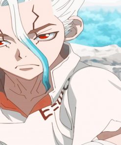 Senku Ishigami dr Stone paint by numbers