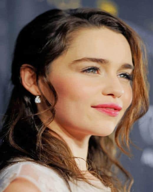 The Gorgeous Emilia Clarke paint by numbers