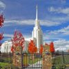 Twin Falls Idaho Temple paint by number