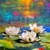 Water Lilies paint by numbers