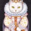 white beautiful cat adult paint by numbers
