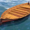 Wooden Row Boat paint by number