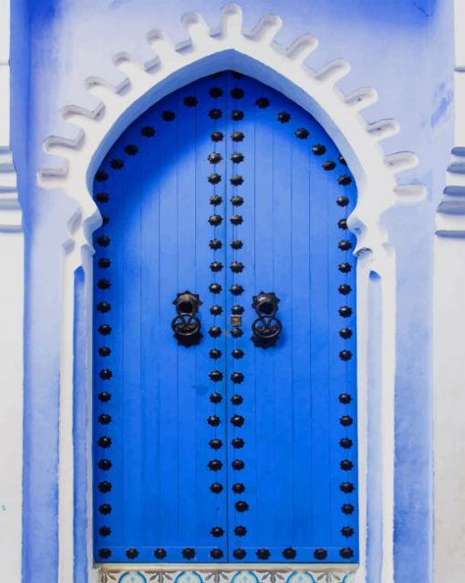 Moroccan Door paint by numbers