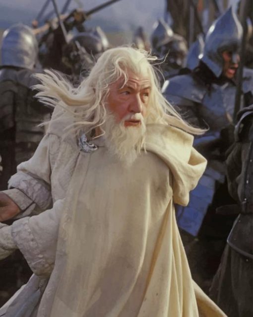Gandalf The White paint by numbers