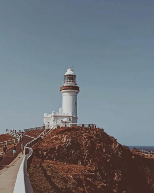 Cape Byron Lighthouse paint by numbers