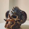 Vikings Skull And Helmet paint by numbers