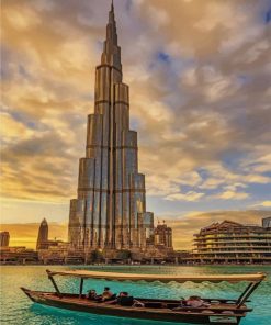 Burj khalifa Dubai paint by numbers paint by numbers