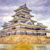 Castle Japan Matsumoto paint by numbers