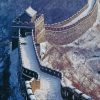 Great Wall Of China In Winter paint by numbers