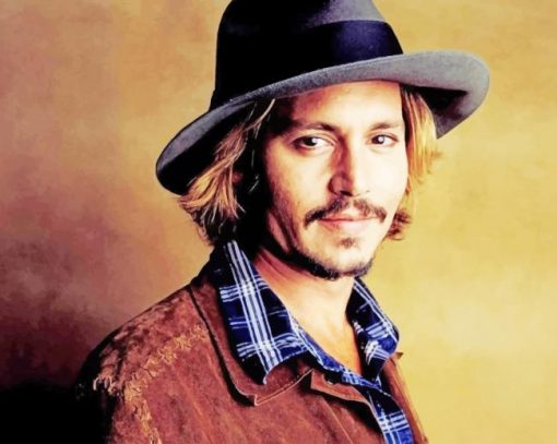 Johnny Depp Actor And Film Star paint by numbers
