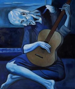 Pablo Picasso Old Guitarist paint by numbers