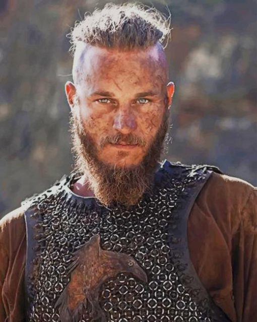 Ragnar Lothbrok Vikings - Actors Paint By Numbers - Num Paint Kit