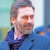 Actor Jon Hamm paint by numbers