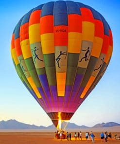 Sossusvlei Namib Hot Air Balloon Paint By Numbers