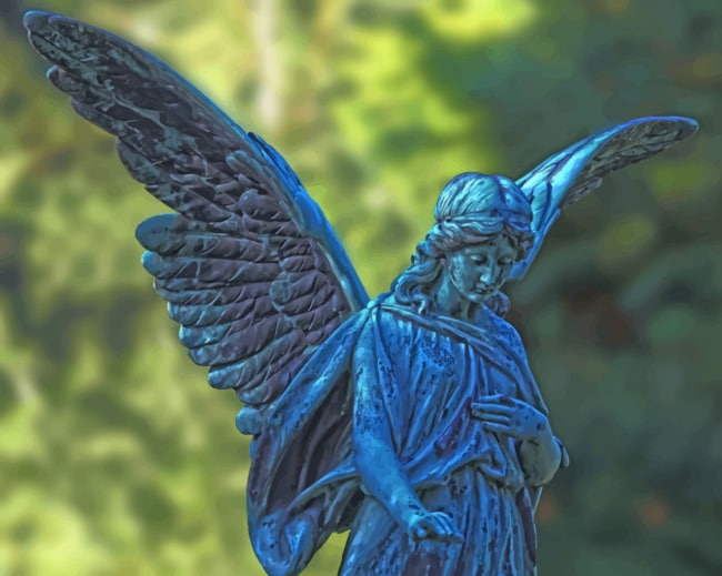 Angel Wings Statue Paint By Numbers Paint by numbers