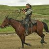 Anson Mount On Horse paint by numbers