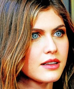 Attractive Alexandra Daddario Paint By Numbers