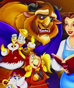 Beauty And The Beast Paint By Numbers