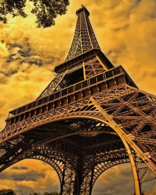 Eiffel Tower - Paint By Numbers - NumPaint - Paint by numbers
