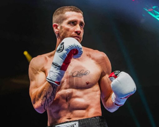 Jake Gyllenhaal From Boxing Movie paint by numbers