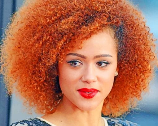 British Actress Nathalie Emmanuel paint by numbers