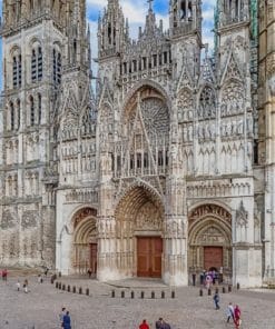 Cathédrale Notre Dame De Rouen paint by numbers