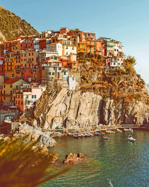 Italy Cinque Terre National Park paint by numbers