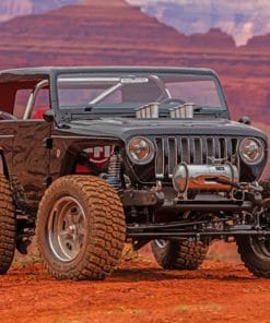 Desert Jeep Paint By Numbers