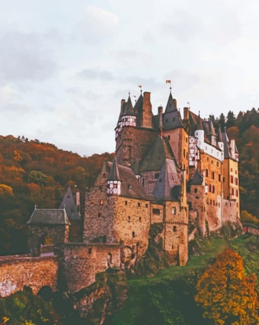 Eltz Castle Germany Paint By Numbers
