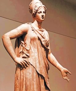 Greek Queen Statue paint by numbers