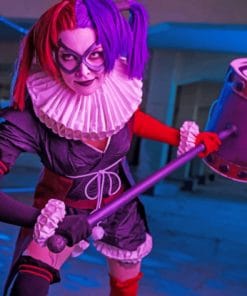 Harley Quinn Costum paint by numbers