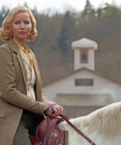 Jennifer Lawrence On Horse paint by numbers