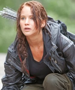 Jennifer Lawrence In Hunger Games Movie paint by numbers