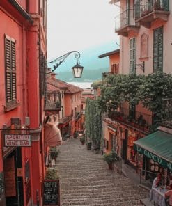 Lake Como Street Italy paint by numbers