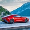 Red Aston Martin Sport Car paint by numbers