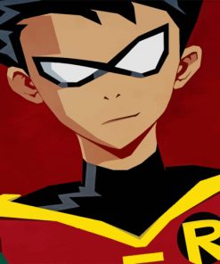 Robin The Hero Kid paint by numbers