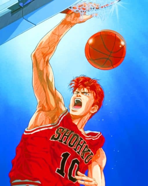 Slam Dunk Anime paint by numbers