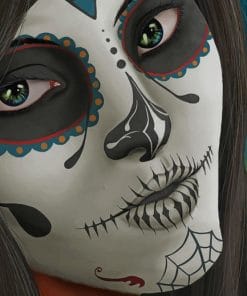 Sugar Skull Girl Paint By Numbers