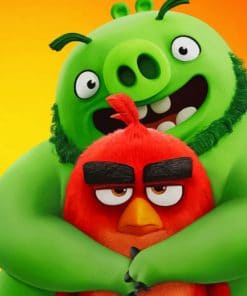 The Angry Birds Movie paint by numbers