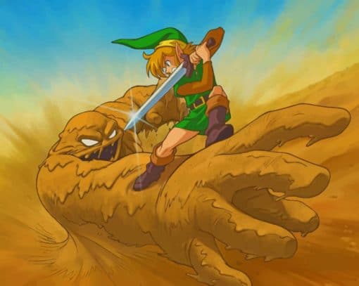 The Sword Legend Of Zelda Paint By Numbers