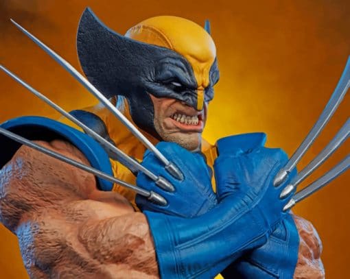 Wolverine Marvel Hero Member paint by numbers